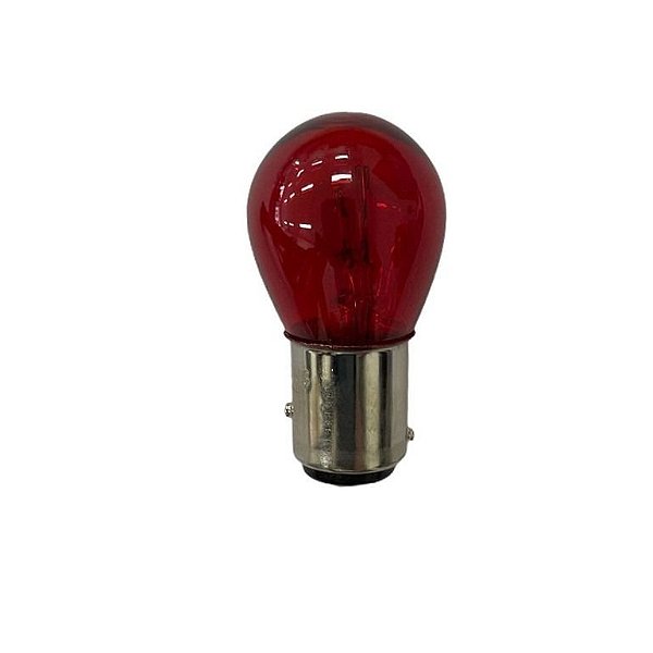 AVX - ☑ - LAMPADA 1034 12V VERMELHO 2 POLOS REF COD.18001 - (AVX 11001)