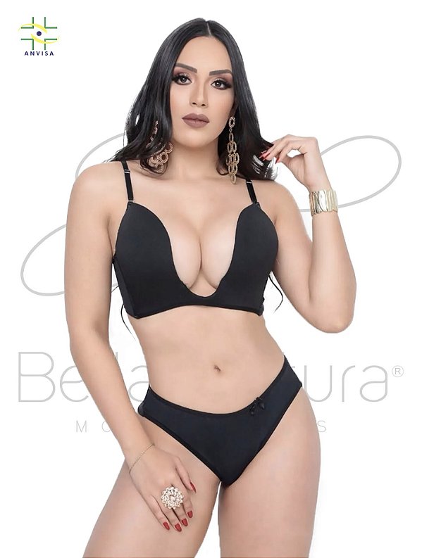 Conjunto SUTIÃ DECOTE PROFUNDO