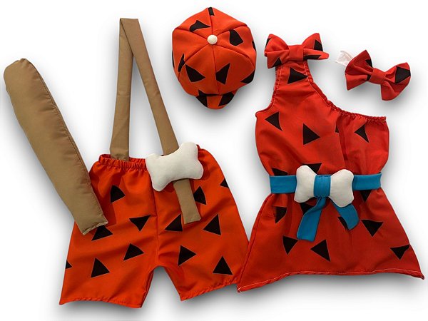Kit Fantasia BAMBAM + PEDRITA (Flintstones)