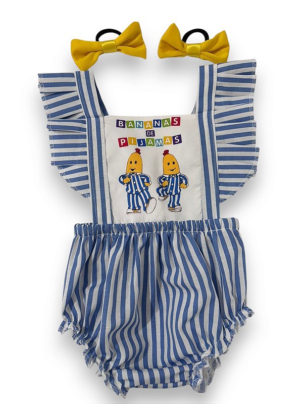 Romper Bananas de Pijamas Bebê