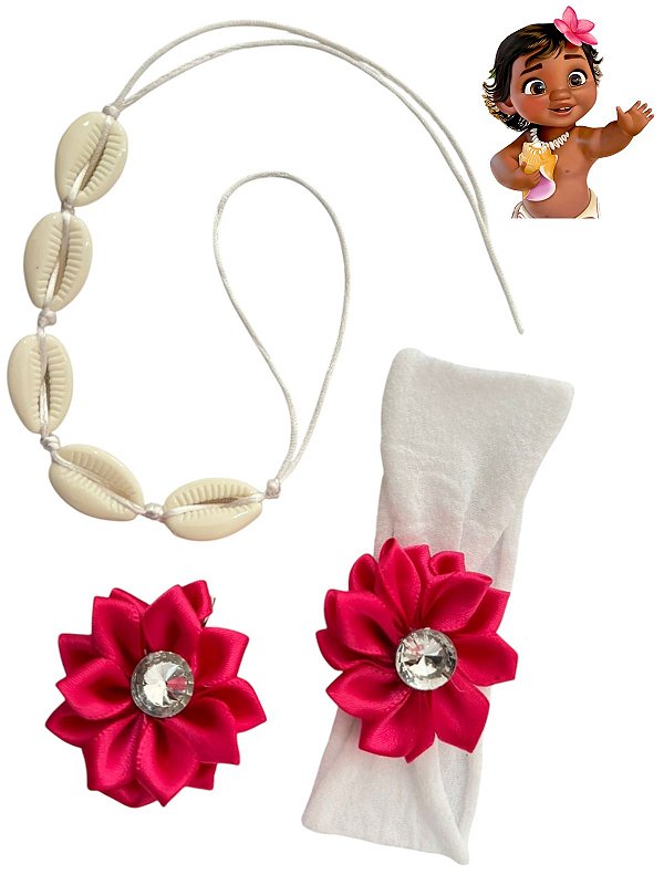 Kit Moana BabyFaixa ou Presilha