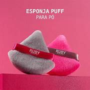 Ruby Kisses Esponja Puff  para Pó