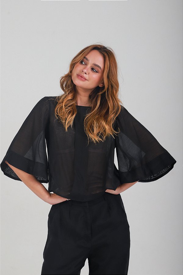 Blusa Sirena - Preto