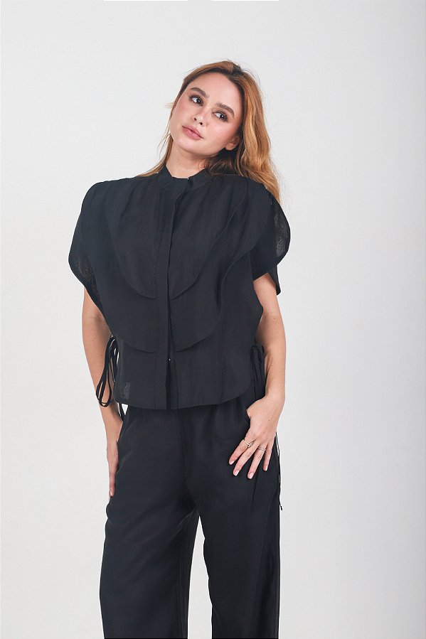 Blusa Malva - Preto