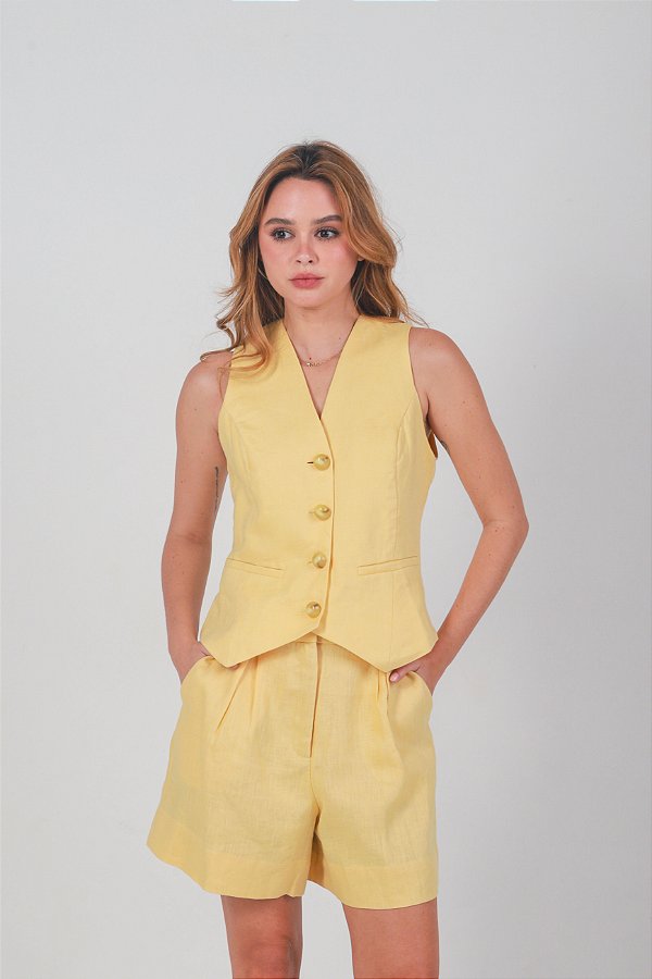 Colete Ane - Amarelo