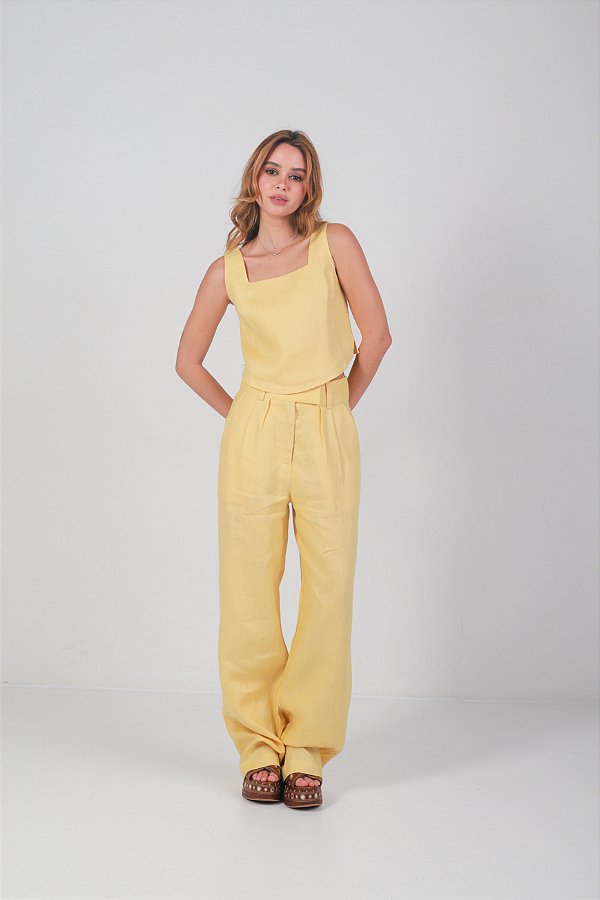 Top New Gaia - Amarelo
