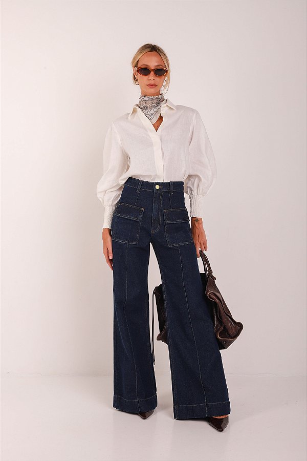 Calça Jeans Jaque - Dark Blue