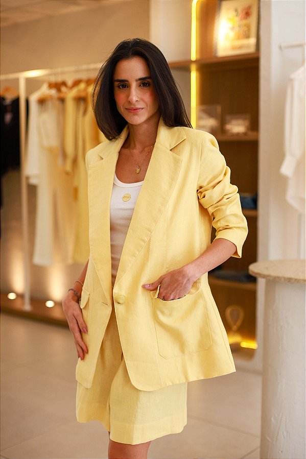 Blazer Fabi - Amarelo