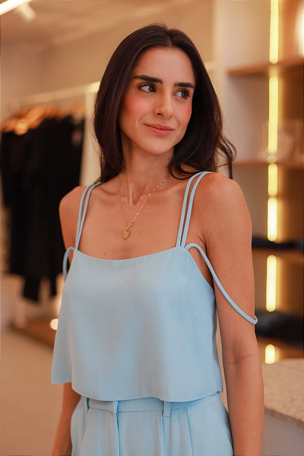 Top New Lina - Azul Baby