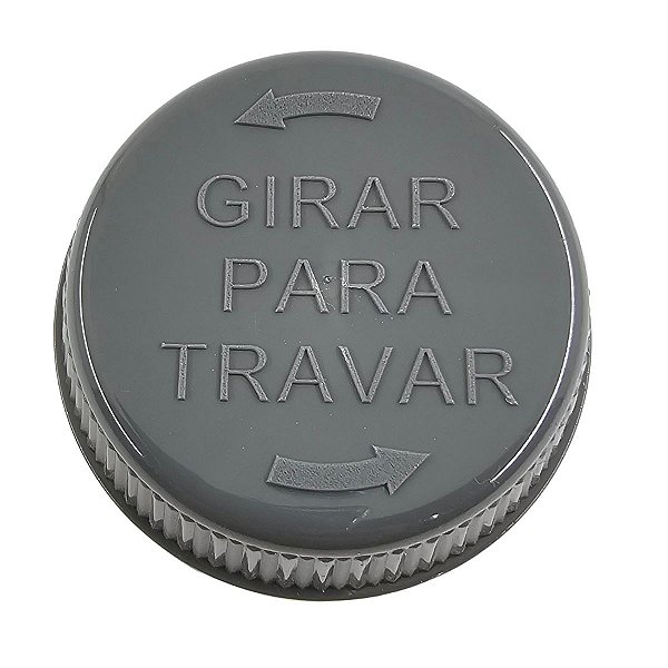 BOTÃO DA HÉLICE PLÁSTICO GRANDE VENTIL BRITÂNIA BVT400 CINZA