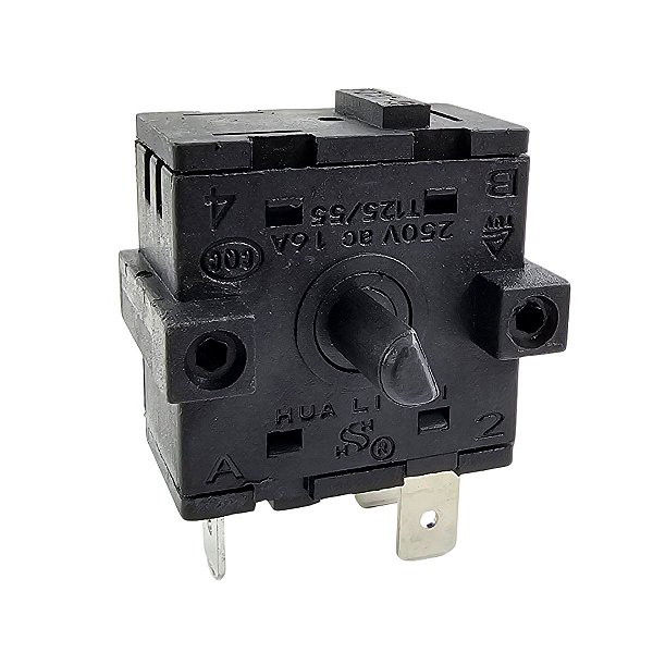CHAVE SELETORA 3 TERMINAIS P FORNO ELET BRITÂNIA T125 16A