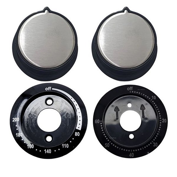 KIT ADEREÇO TIMER+TEMPERATURA+BOTÕES P FRITAD MONDIAL AFN-40