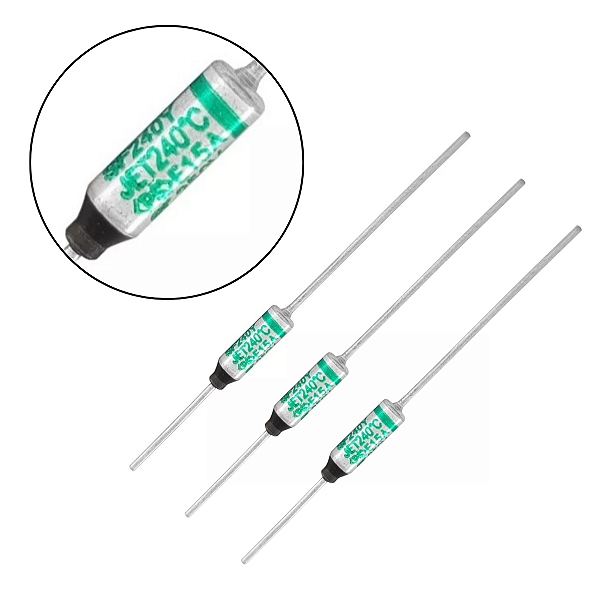 FUSÍVEL TÉRMICO 240°C 15A KIT C/ 3 UNIDADES QUALIDADE TOP