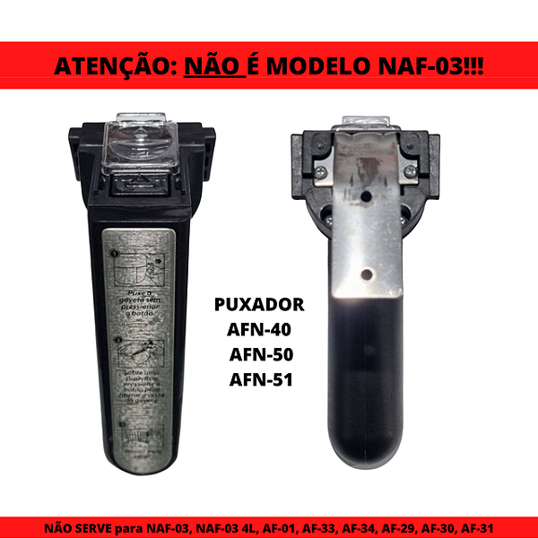 PUXADOR P/ AIR FRYER MONDIAL AFN-40 AFN-50 AFN-51 ORIGINAL