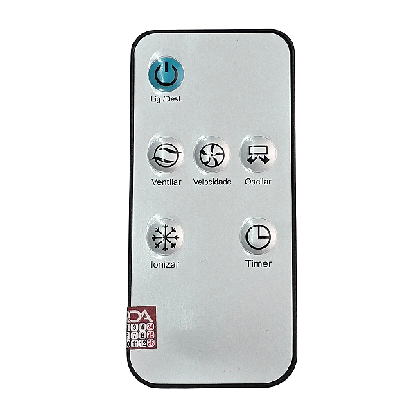 CONTROLE P/ CLIMATIZADOR BRITÂNIA BCL05FI ORIGINAL BCL04FI