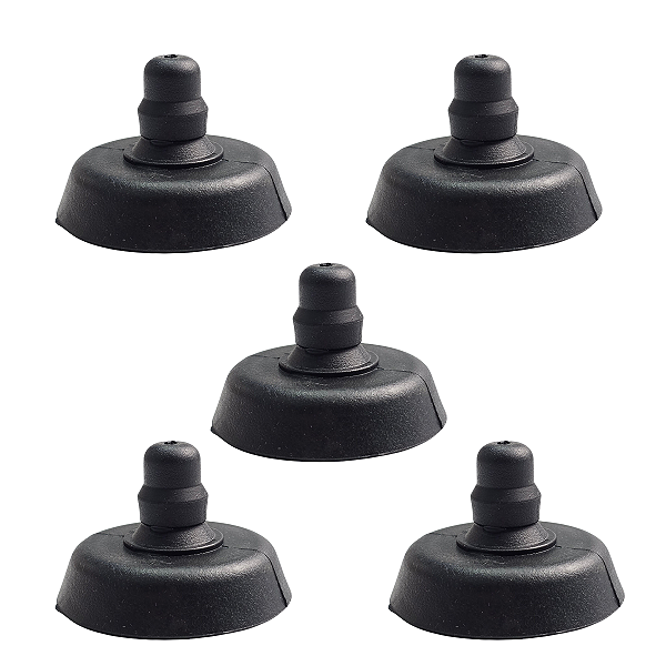 PÉ BORRACHA P/ CENTRÍFUGA BRITÂNIA KIT 5 UNIDADES BCR01BV