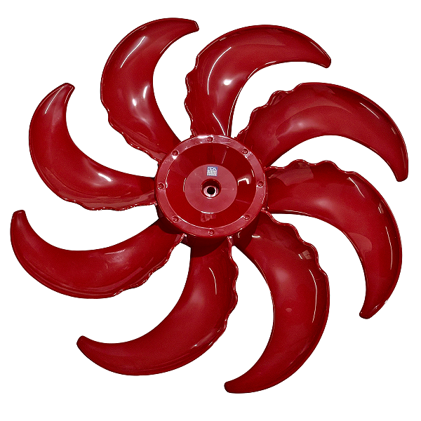 HÉLICE VERMELHA 8P ORIGINAL P VENTILADOR POLISHOP FW010650 FW010651 FW010656 FW009220 FW009221