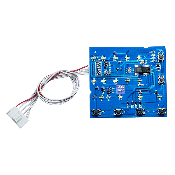 PLACA INTERFACE LAVADORA ELECTROLUX A20246001 Led13 Led14 Led15 Led17