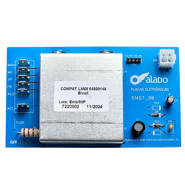 PLACA PCI POTÊNCIA LAVADORA ELECTROLUX LM08 64800148