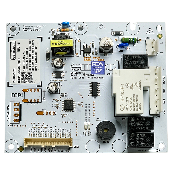 PLACA POTÊNCIA P/ GELADEIRA ELECTROLUX DF51 DF52 DF53 DF54