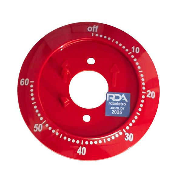 Adereço Vermelho Timer Tempo Air Fryer Mondial AFN-40 AFN-50 AFN-51 AFN-60