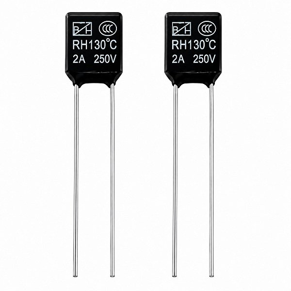 2x Fusível Térmico Para Ventilador 2a 250v - 130°C Graus