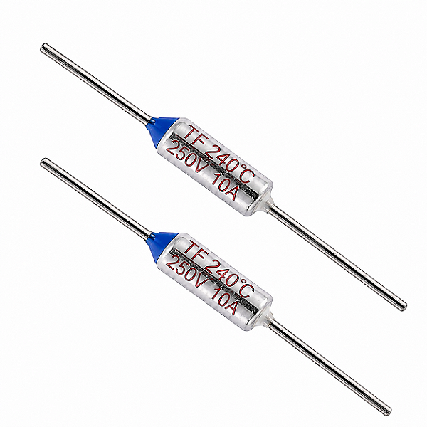 2 FUSÍVEIS TÉRMICOS 240ºC 10A 250V SEM FIO