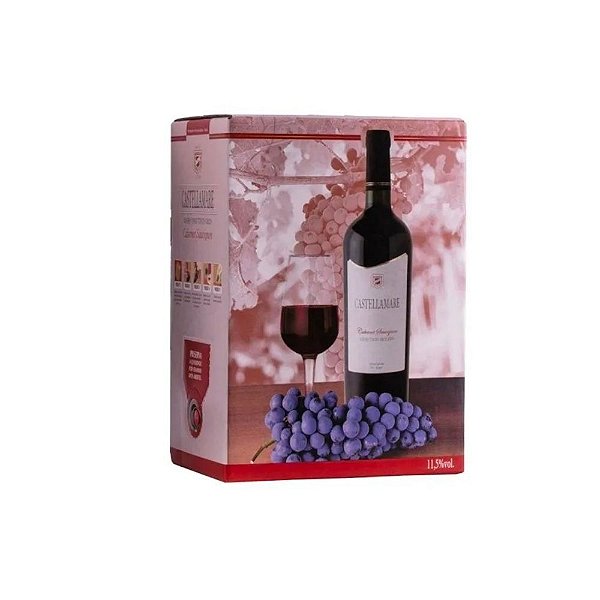 Vinho Tinto Bag in Box Castellamare Cabernet Sauvignon 3L