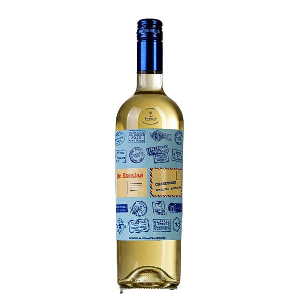 Vinho Branco Sin Escala Chardonnay 750mL