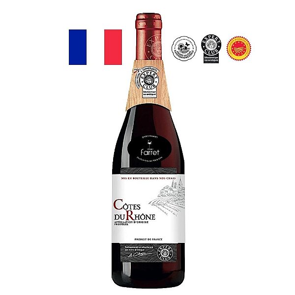 Vinho Tinto Côtes-du-Rhône Expert Club 750mL