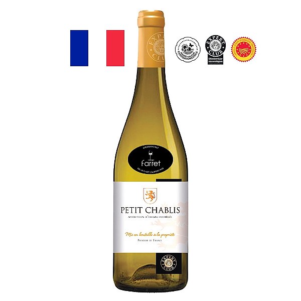 Vinho Branco Fiée des Lois Petit Chablis AOP 750mL