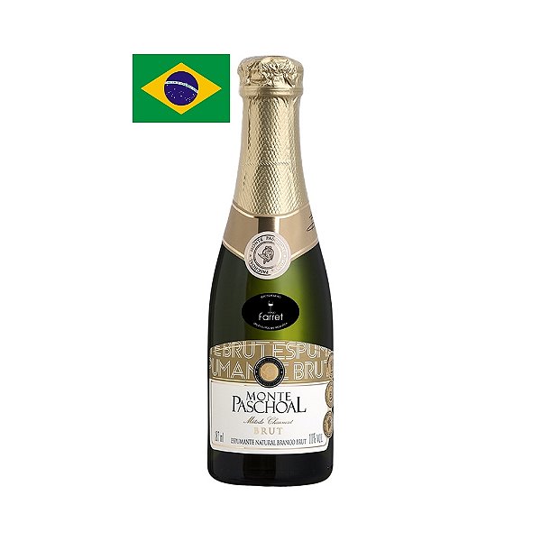 Espumante Branco Monte Paschoal Mini Brut 187mL