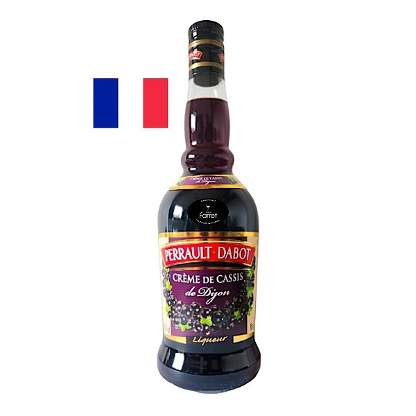 Licor Crème de Cassis Perrault Dabot AOP de Dijon 700mL