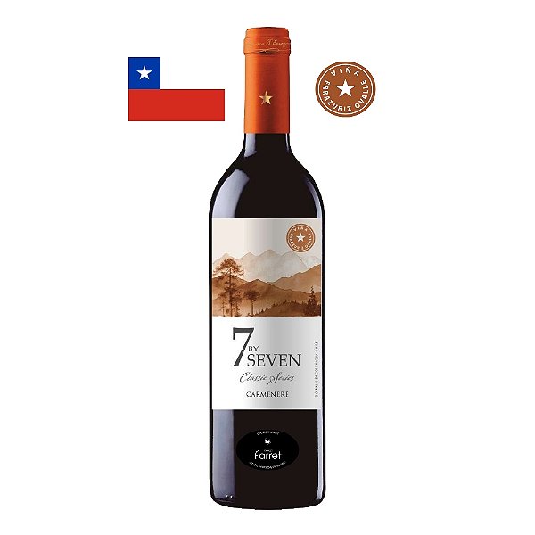 Vinho Tinto 7 By Seven Carménère 750mL