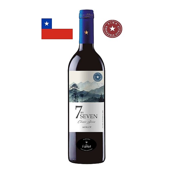 Vinho Tinto 7 By Seven Merlot 750mL