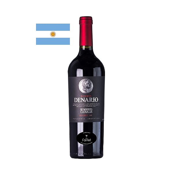 VInho Tinto Humberto Canale Denário Reserva Malbec 750mL
