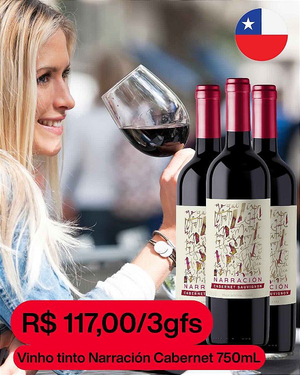 BOX Adega – Narración Cabernet Sauvignon (3 gfs)