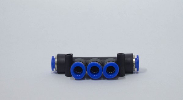 DISTRIBUIDOR ENGATE RÁPIDO PARA MANGUEIRA DE 6MM  6X6 PKGC0806