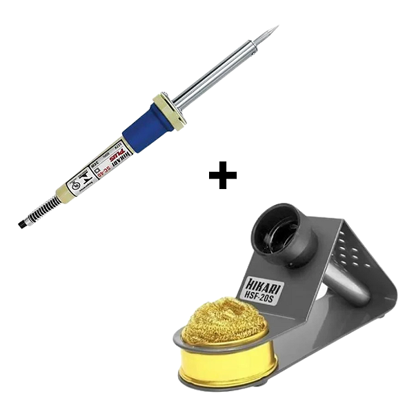 Kit Ferro De Solda Hk Plus SC40 + Suporte Ferro  HSF-20s