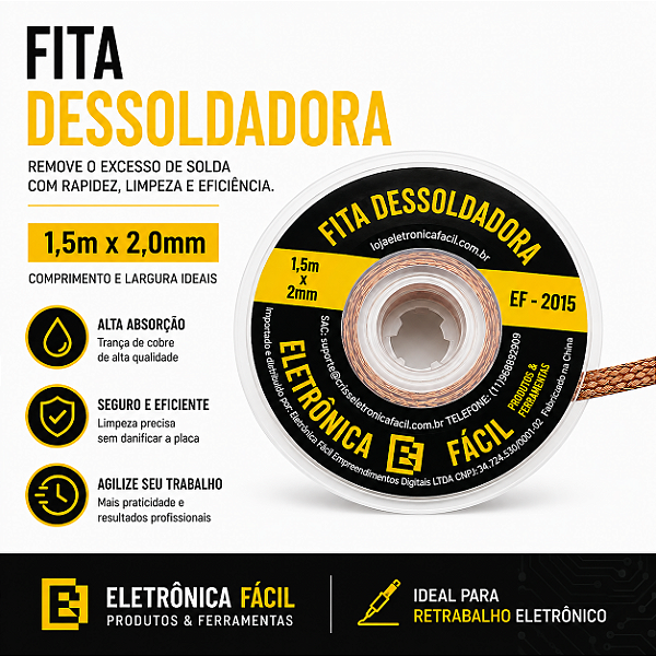 Fita Dessoldadora 1,5mx2,0mm