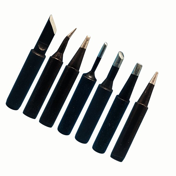 Kit 7 Pontas para Estação de solda 40W - modelo 900M