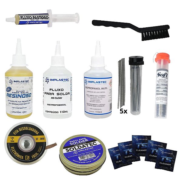 Kit para soldagem 10 em 1