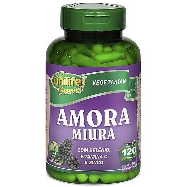 Amora Miura c/ Vitaminas 500mg Cápsulas