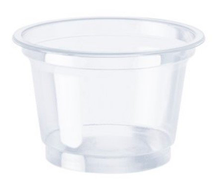 COPO PLÁSTICO BRANCO 110ml - 100 unid