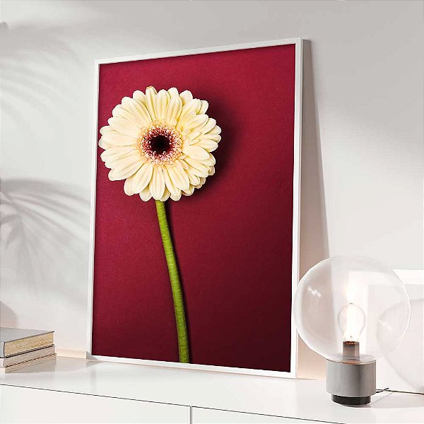 Quadro Decorativo Gérbera Bonita