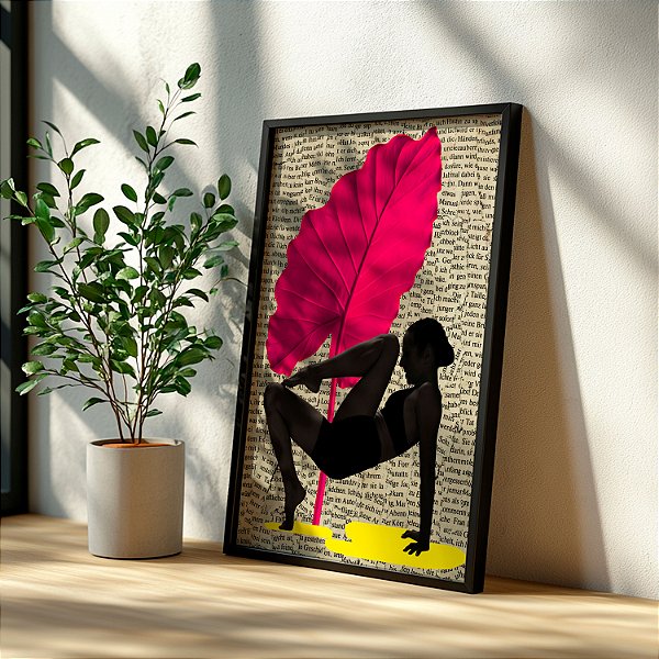 Quadro Com Moldura Ballet Color 2
