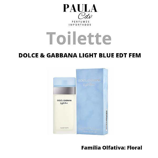 Light Blue Dolce e Gabbana - Perfume Feminino Eau de Toilette - 100ml