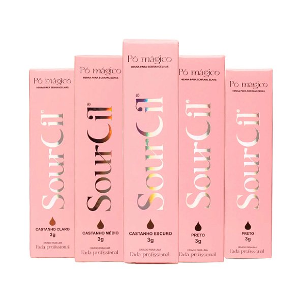 Henna Premium para Sobrancelhas Sourcil 3g