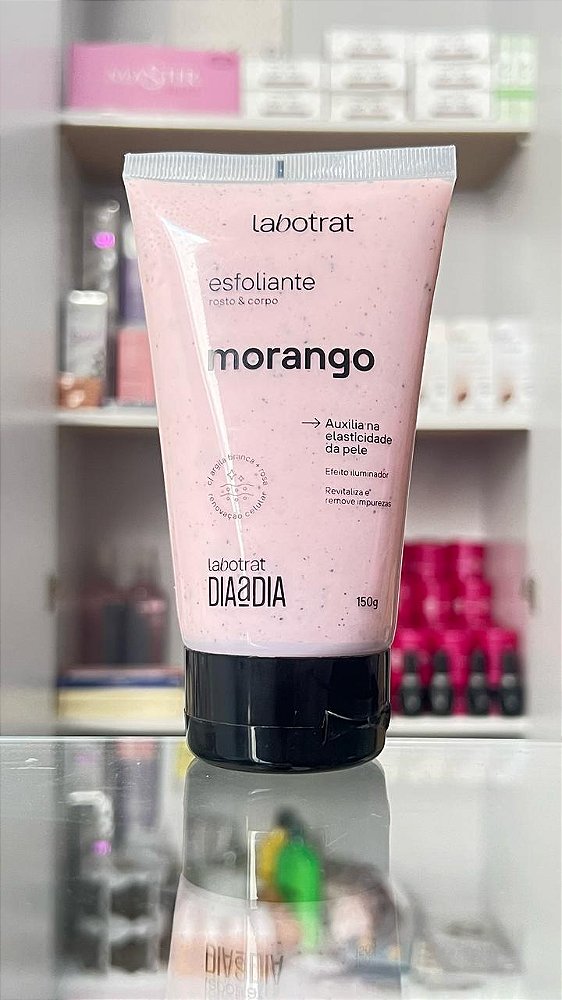 ESFOLIANTE CORPO E ROSTO MORANGO DIA A DIA LABOTRAT 150G