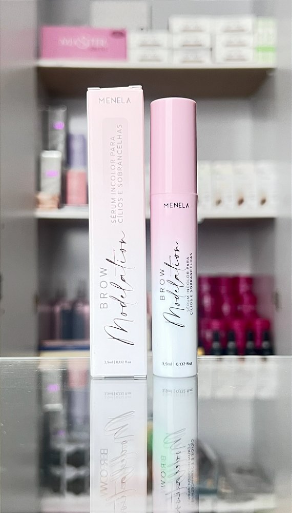 Serum Brow Modelation Menela: Gel Modelador Incolor para Sobrancelhas e Cílios